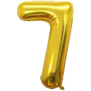 Atomia Folienballon Geburtstag Nummer 7, Gold 82 cm