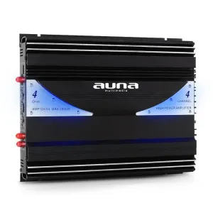 Auna AMP-CH04 4-Kanal-Verstärker Auto-Endstufe 380W RMS 2800W max