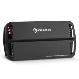 Auna AMP490BK 4-Kanal Auto-Endstufe 360W Class A/B Verstärker Fernbedienung