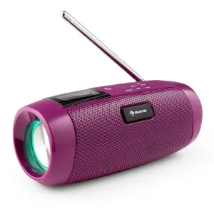 Auna Blaster DAB Radio tragbarer Bluetooth-Lautsprecher DAB/DAB+/FM Akku LCD #273578