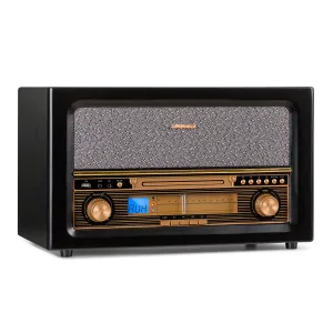 Auna Belle Epoque 1906 Retro-Stereoanlage CD FM USB MP3 REC AUX #274579