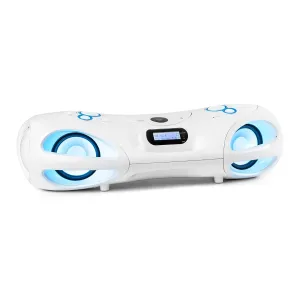 Auna Spacewoofer DAB Boombox CD-Player DAB+ UKW Bluetooth Fernbedienung LED