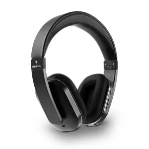 Auna Elegance ANC Bluetooth-NFC-Kopfhörer Freisprech Geräuschdämpfung schwarz