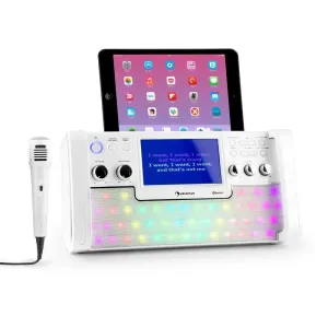 Auna DiscoFever LED Bluetooth-Karaokeanlage LED 7