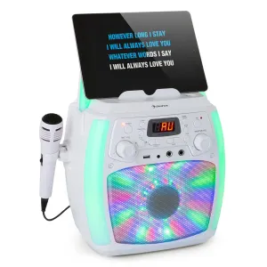 Auna StarMaker Plus Karaoke-Anlage Karaokemaschine Bluetooth USB CD LED-Show RCA