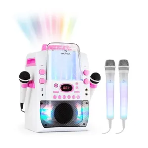 Auna Kara Liquida BT + Dazzl Mic Set Karaokeanlage Mikrofon LED-Beleuchtung