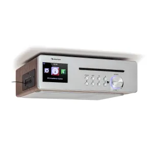 Auna Silver Star Chef Küchenradio 20W max. CD BT USB Internet/DAB+/UKW