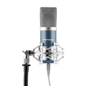 Auna Pro MIC-900BL USB Kondensator Mikrofon blau Niere Studio