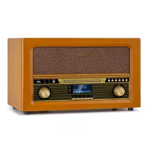 Auna Belle Epoque 1906 DAB Retro-Stereoanlage DAB/UKW-Radio MP3 BT #274556