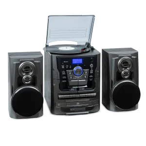Auna 388 Franklin DAB+ Stereoanlage 3-fach-CD-Player BT AUX USB-Port