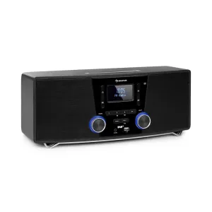 Auna Stockton Micro Stereosystem 20W max. DAB+ UKW CD-Player BT OLED