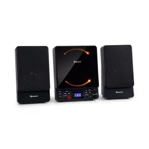 Auna Microstar Vertikal-Stereoanlage CD-Player Bluetooth USB Fernbedienung