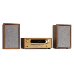 Auna Berklee HiFi Stereo System BT Stereo-Lautsprecher UKW MP3 USB Line-In #274780