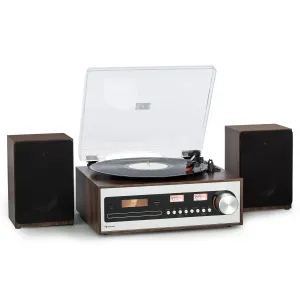Auna Oxford SE Mini-Stereoanlage DAB+/FM BT-Funktion Vinyl CD AUX-In #274576