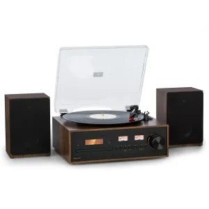 Auna Oxford SE Mini-Stereoanlage DAB+/FM BT-Funktion Vinyl CD AUX-In #274577