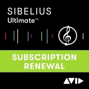 AVID Sibelius Ultimate 3Y Updates+Support (Renewal) (Digitales Produkt)