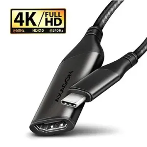 AXAGON RVC-HI2M, USB-C -> HDMI 2.0a adapter, 4K/60Hz HDR10, metal case, braided
