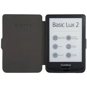 B-SAFE Lock 1242, Hülle für PocketBook 617, 618,  627, 628, 632, 633, schwarz