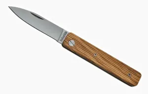 Taschen- Messer Baladéo ECO331 Papagayo, Klinge 7,5cm, Stahl 420, Handgriff olive Holz