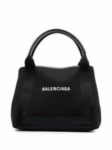 BALENCIAGA - Navy Cabas Small Tote Bag
