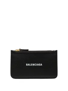 BALENCIAGA - Cash Leather Credit Card Case #1305969