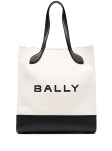 BALLY - Bar Keep On Fabric Tote Bag