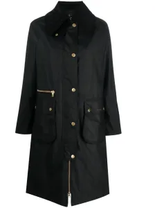 BARBOUR - Long Parka With Tartan Pattern