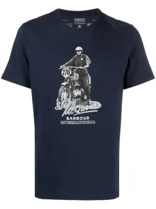BARBOUR - Albie Printed Cotton T-shirt #1390240