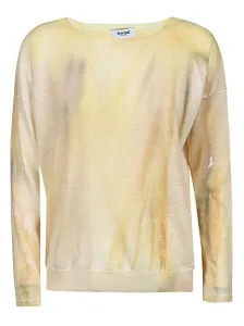 BASE - Cotton Blend Crewneck Sweater #998974