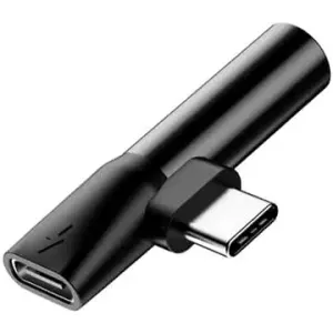 Baseus Audio-Hub L41 mit USB-C Stecker / USB-C Buchse / 3,5mm Klinkenbuchse, schwarz