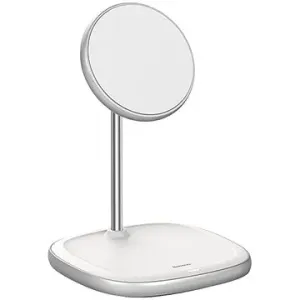 Baseus Swan Magnetic Desktop Bracket Wireless Charger 15W White