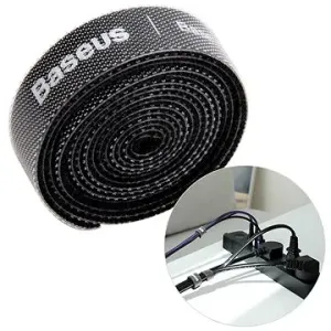 Baseus Rainbow Circle Velcro Straps 1m Schwarz