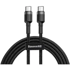 Baseus 60W USB-Ladekabel 1 m grau / schwarz