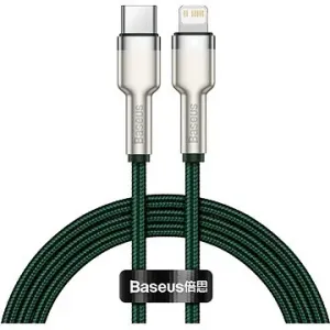 Basesu Cafule Series USB-C zu Lightning PD Lade-/Datenkabel 20 Watt 1 m - grün