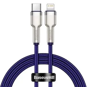 Basesu Cafule Series USB-C zu Lightning PD Lade-/Datenkabel 20 Watt 1 m - lila