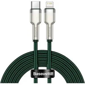 Basesu Cafule Series USB-C zu Lightning PD Lade-/Datenkabel 20 Watt 2 m - grün