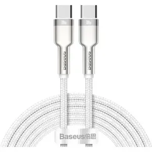 Baseus Cafule Series USB-C Stecker zu USB-C Stecker Lade-/Datenkabel mit Metallenden 100 Watt 2 m