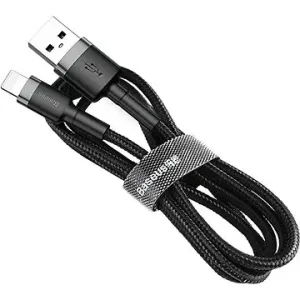 Baseus Cafule Series USB zu Lightning Lade-/Datenkabel 2,4 A 0,5 m - grau-schwarz