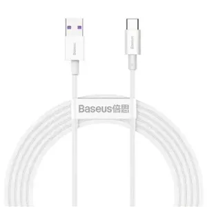 Baseus Superior Series USB / Typ-C Schnellladekabel 66 Watt 2 m - weiß