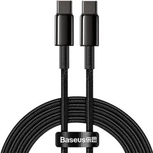 Baseus Tungsten Gold Fast Charging Data Cable Type-C (USB-C) 100 W 2 m Schwarz
