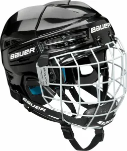 Bauer PRODIGY COMBO YTH Eishockey Helm für Kinder mit Gitter, schwarz, größe