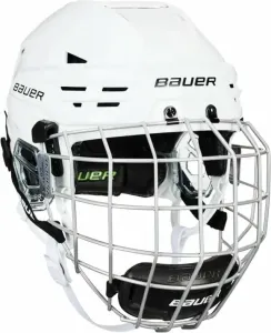 Bauer RE-AKT 85 Helmet Combo SR Weiß L Eishockey-Helm