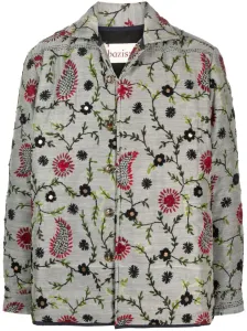 BAZISZT - Ariana Floral-embroidery Jacket