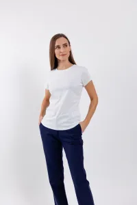 Damem T-Shirt mit Rundhalsausschnitt Be Lenka Essentials - White #1293072