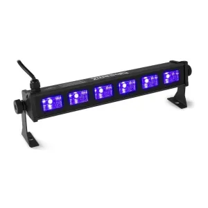 Beamz BUV63 LED Bar 6x3W UV LEDs schwarz