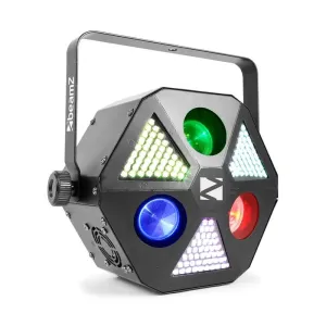 Beamz MadMan LED-Strahler 132x RGB 3in1 SMD-LEDs DMX- oder Standalone-Modus