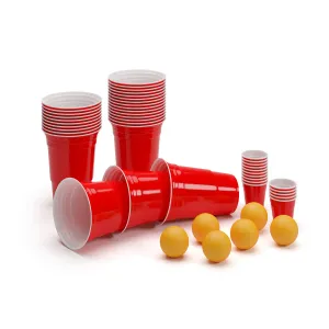 BeerCup Federer Ultimate Beer Pong Party Paket Red Cups, Shot Cups inkl. Bälle #273829