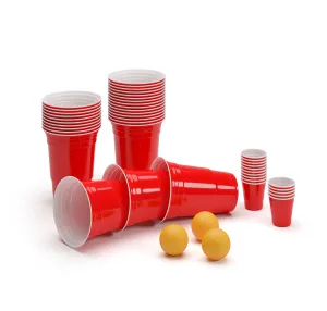 BeerCup Federer Ultimate Beer Pong Party Paket Red Cups, Shot Cups inkl. Bälle #273832