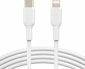 Belkin Boost Charge Lightning to USB-C Weiß 1 m USB Kabel