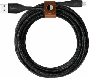 Belkin DuraTek Plus Lightning to USB-A Cable F8J236bt10-BLK Schwarz 3 m USB Kabel